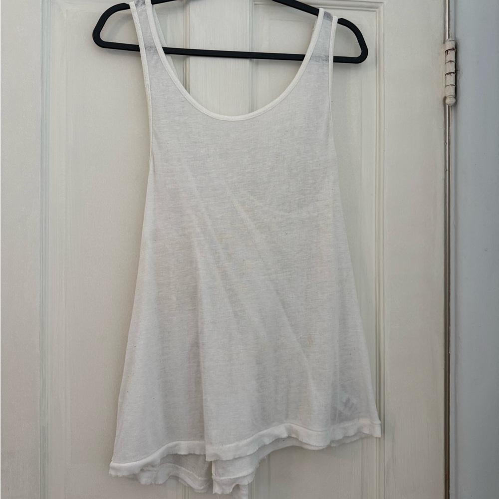 Free People White Tank Top